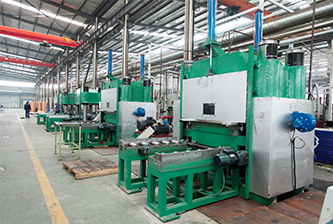 Automatic vulcanization production line