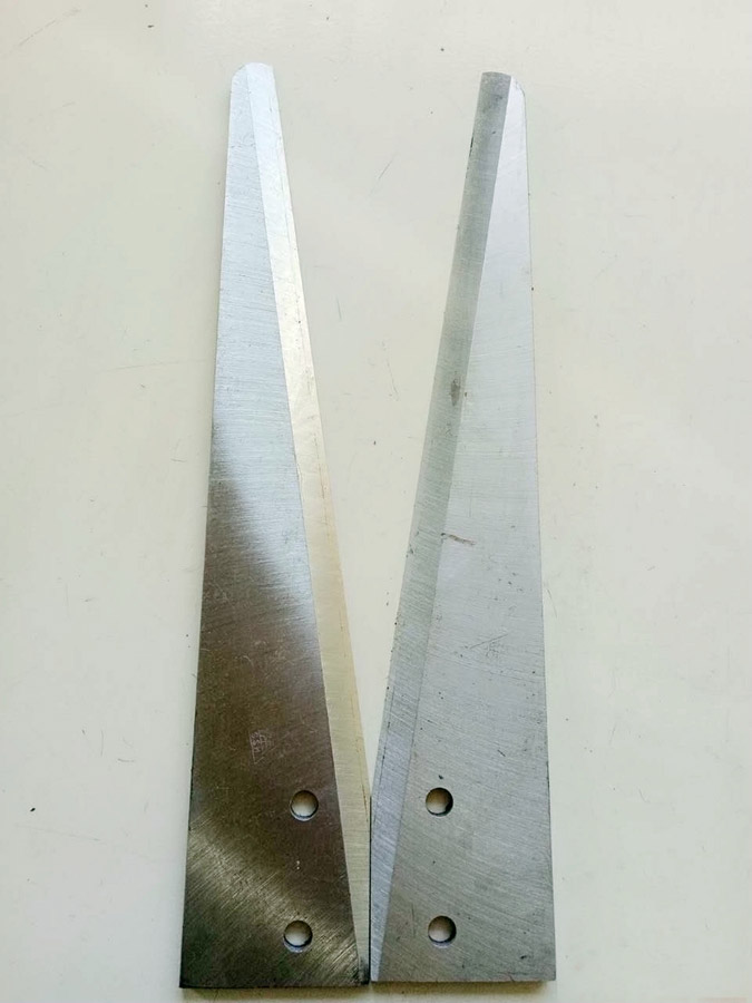 Front steel knife