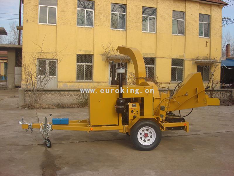 Diesel Wood Chipper With Double Hydraulic Rollers