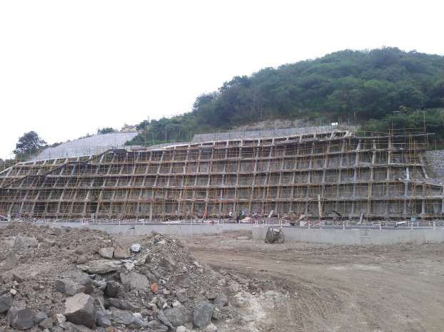宁波汉圣石化工厂边坡治理设计
