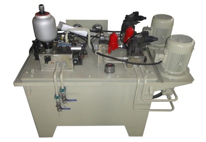 液压站（单箱、双机电、双油泵、单控制阀组）