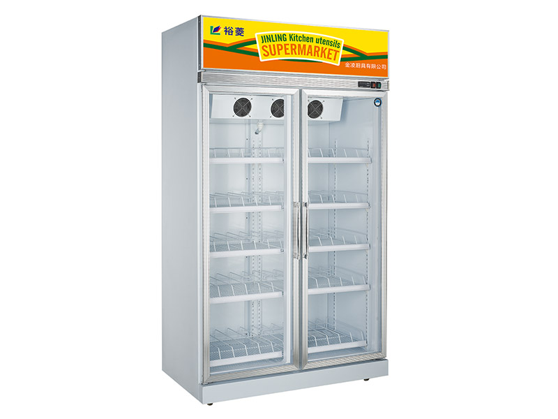 _DSC1185 Double Door Supermarket Cabinet