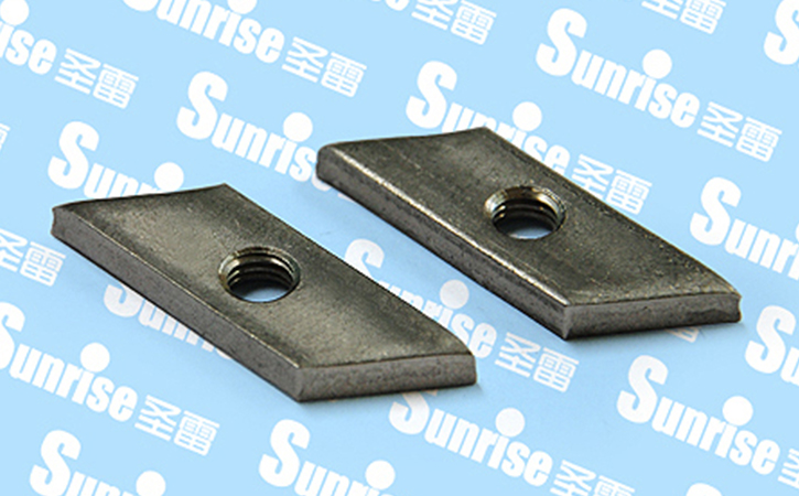 Stainless Steel Rectangle Threaded Plate