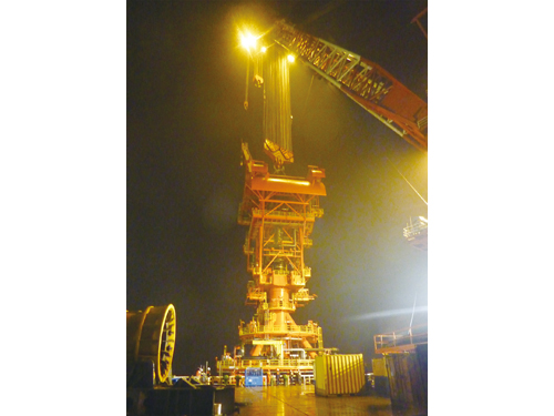 Single point hoisting, single point weight 1500T