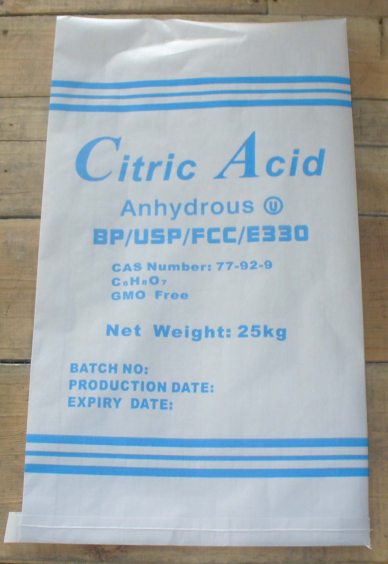 Citric Acid Anhydrouse 
