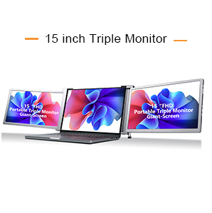 15 inch Full HD 1080P Large size laptop Portable Monitor with Type-C USB and HD port