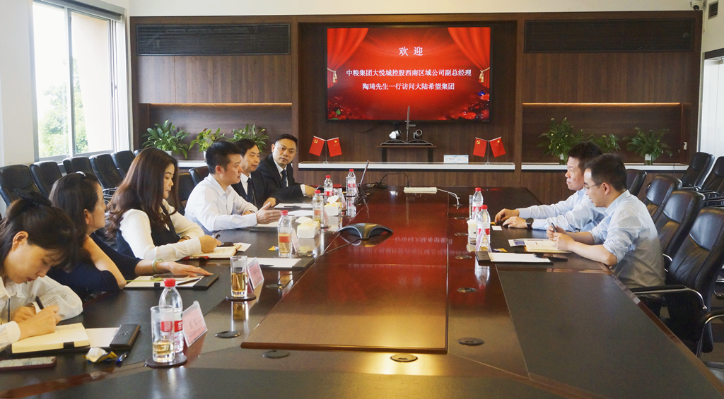 CHG Held a Discussion and Exchange Meeting with Joy City Holdings Group