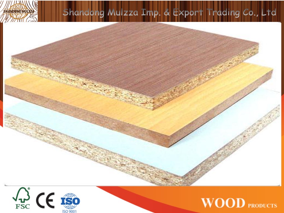 Introduction of good price and quality Melamine Particle Board
