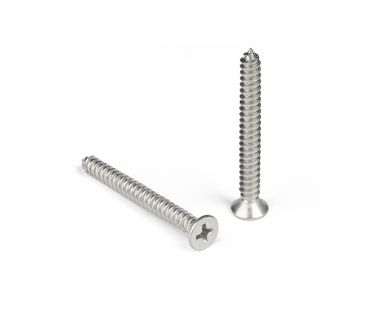 (SS304) Cross Recessed  Countersunk Flat Head Self-tapping Screws