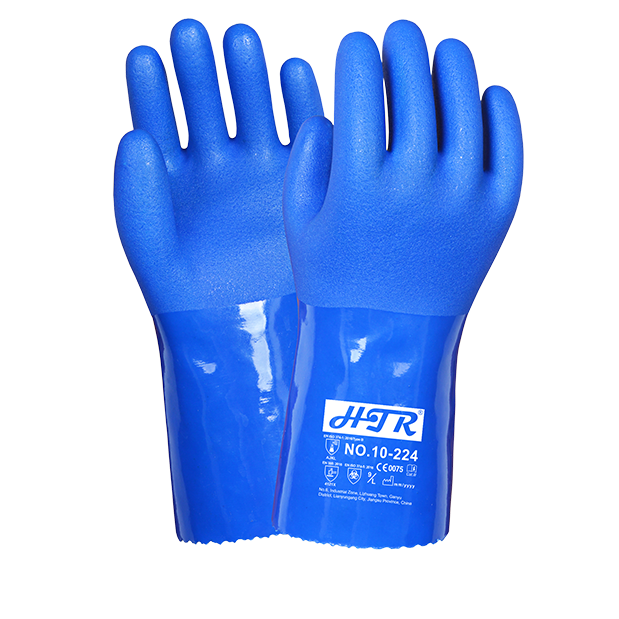 PVC chemical resistant gloves
