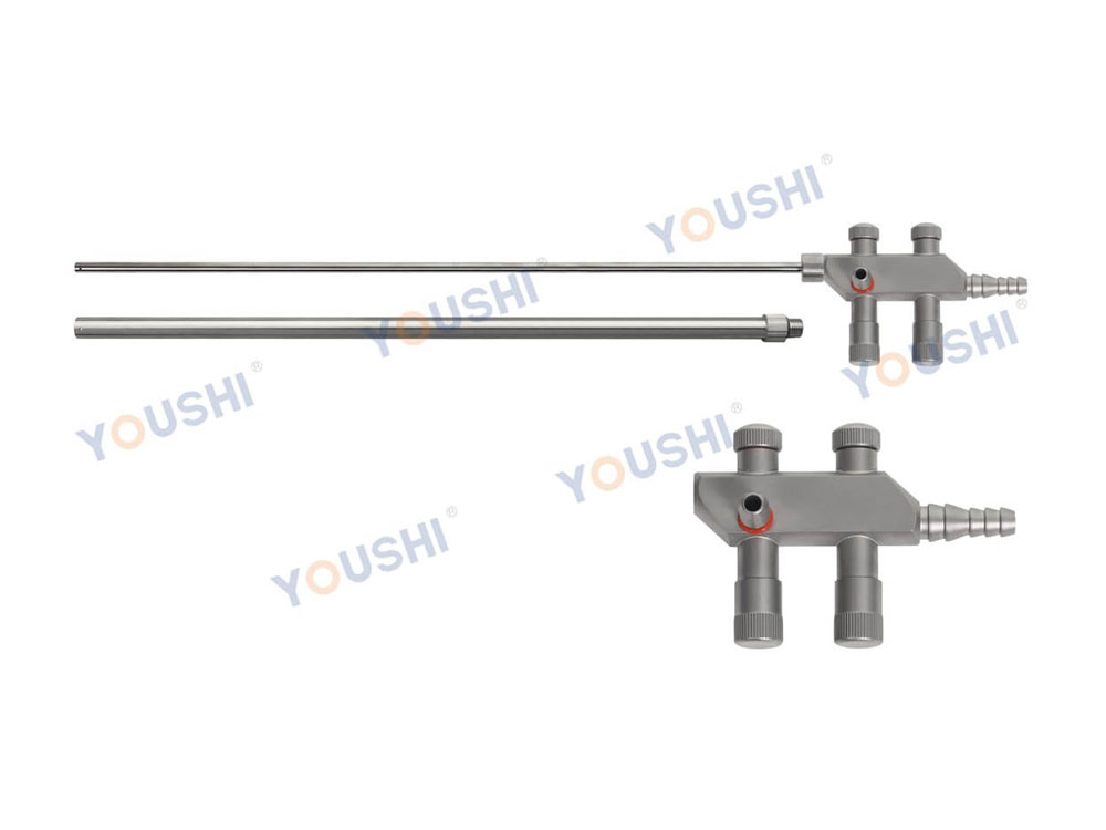 Flushing device (press valve)