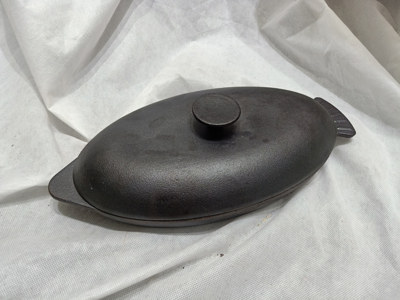 pre-seasoned cast iron fry pan