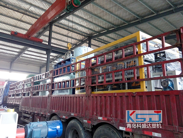 Delivery for ASA-PVC roofing tile machine