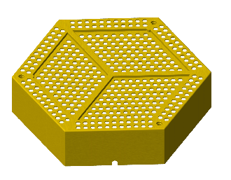 六边形3D蜂巢灯
