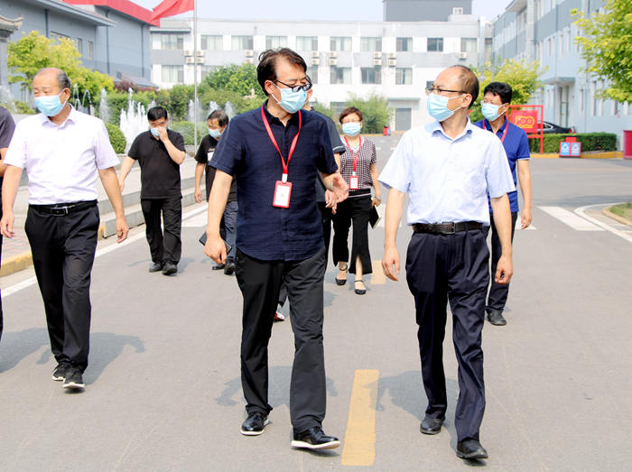 鹿泉區副區長劉漢華來司調研冷鏈疫情防控及安全工作