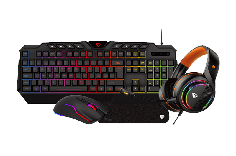 Professional Gamer 4 in 1 keyboard mouse and headset combo