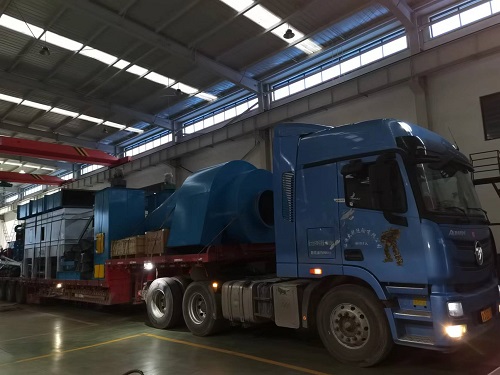 The seventh vehicle of Shanxi Yuanping resin sand production line was delivered