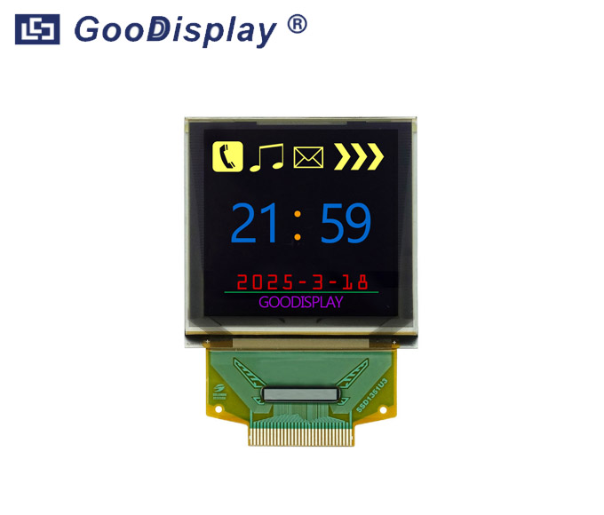 1.5寸彩色OLED显示屏, GDO0150C