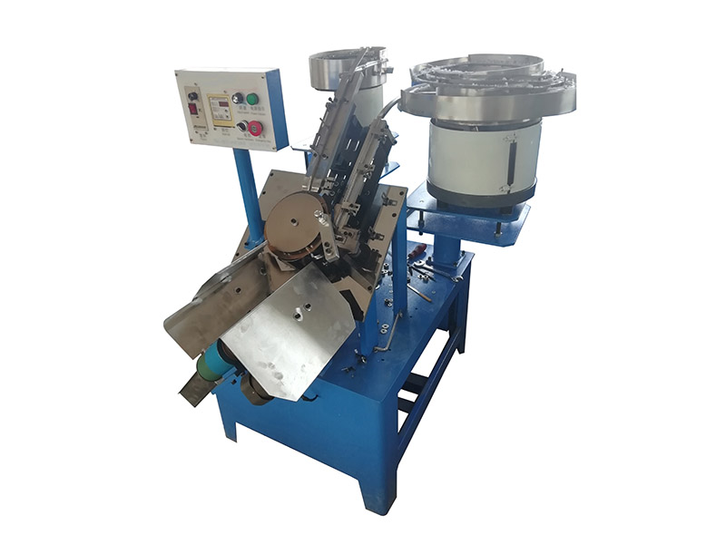 Nail cable clip assembly machine