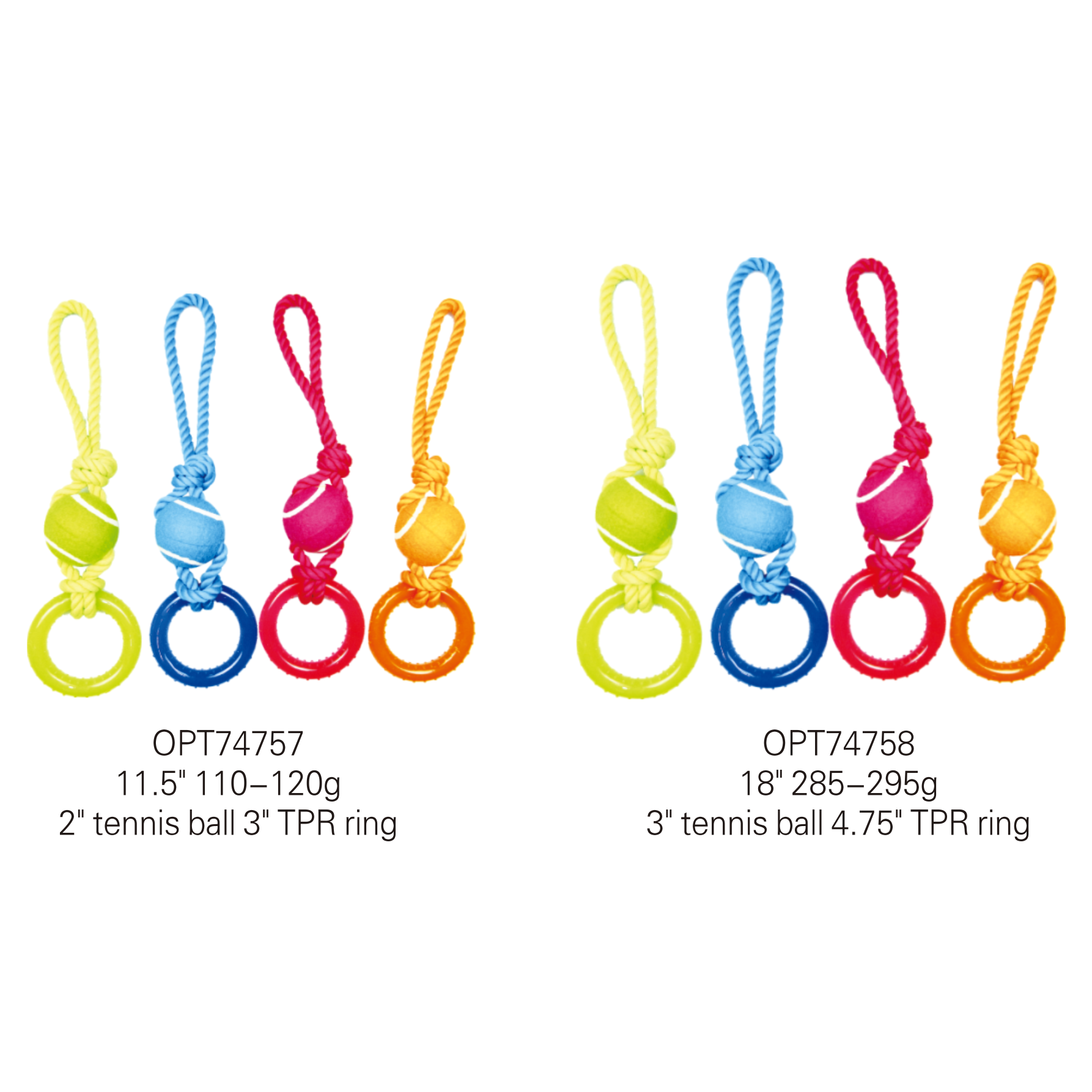 OPT74757-OPT74758 Dog toy rope