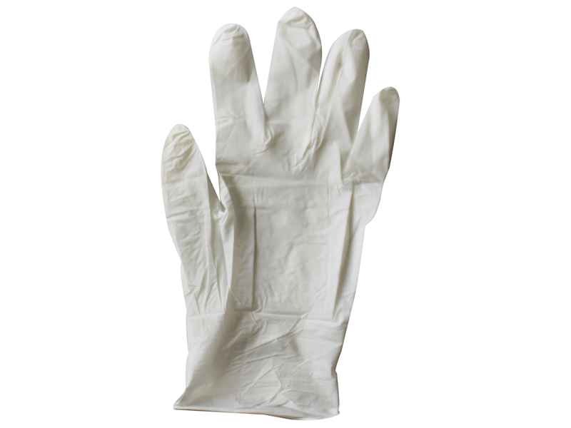 Latex examine gloves