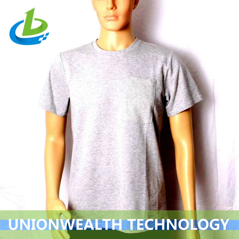 Silver Fiber Fabric Electromagnetic Shielding T shirt For Men