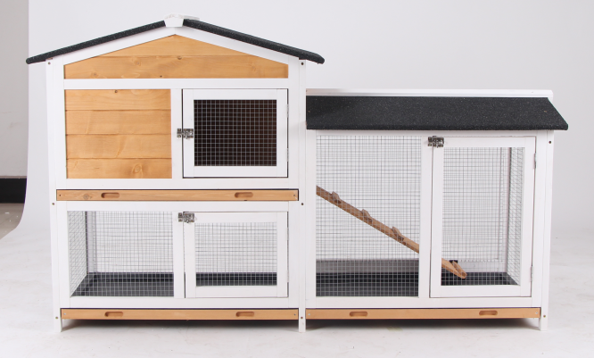 Wooden rabbit hutch Bunny cage Guinea pig hutch wooden pet house
