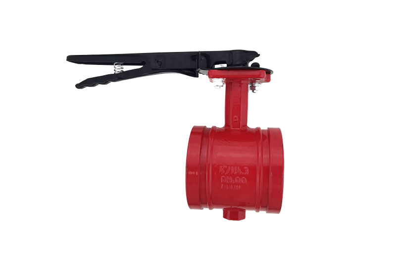 V-211C Handle grooved butterfly valve