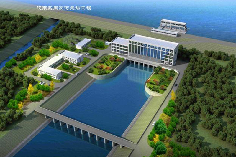 武汉经济技术开发区周家河泵站