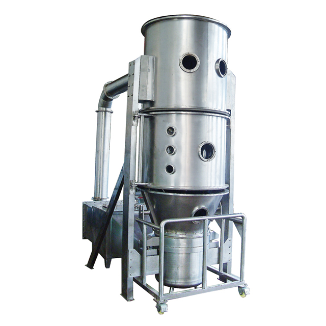Máquina de secador de lecho fluido vertical de alta eficiencia de suministro de fábrica