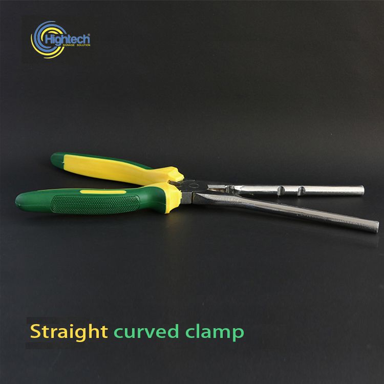 Straight curved clamp