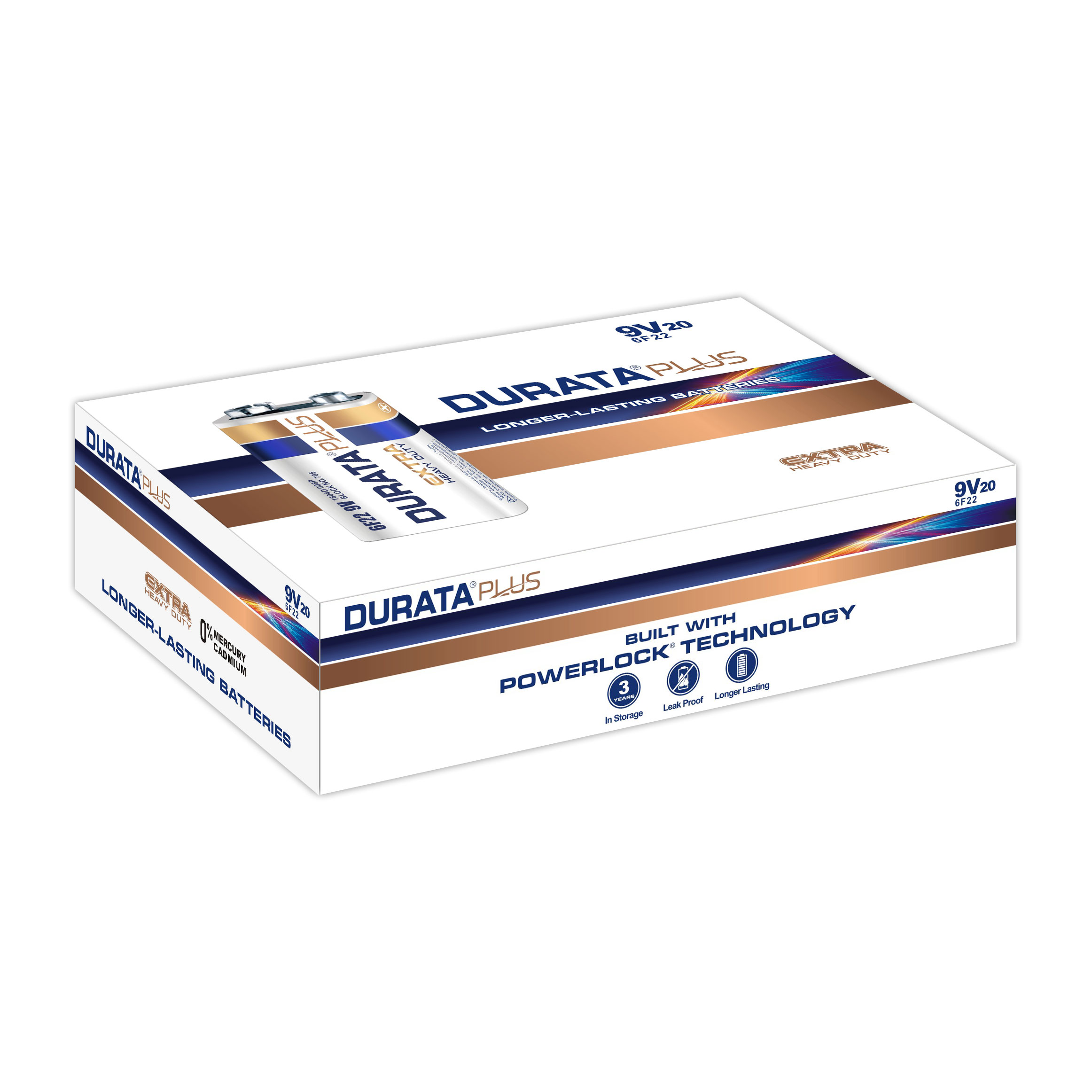 DURATA PLUS 9V - Shrink Pack 1 Battery - box