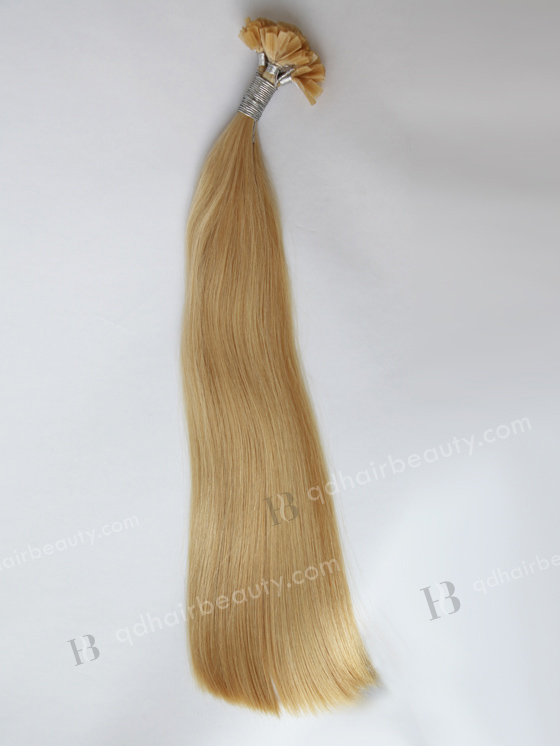 V tip keratin human hair extension European virgin hair 20'' straight #24 color WR-PH-008