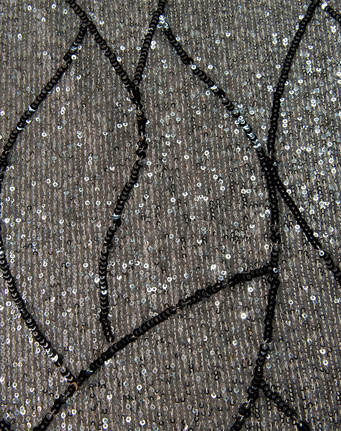 Sequin embroidery
