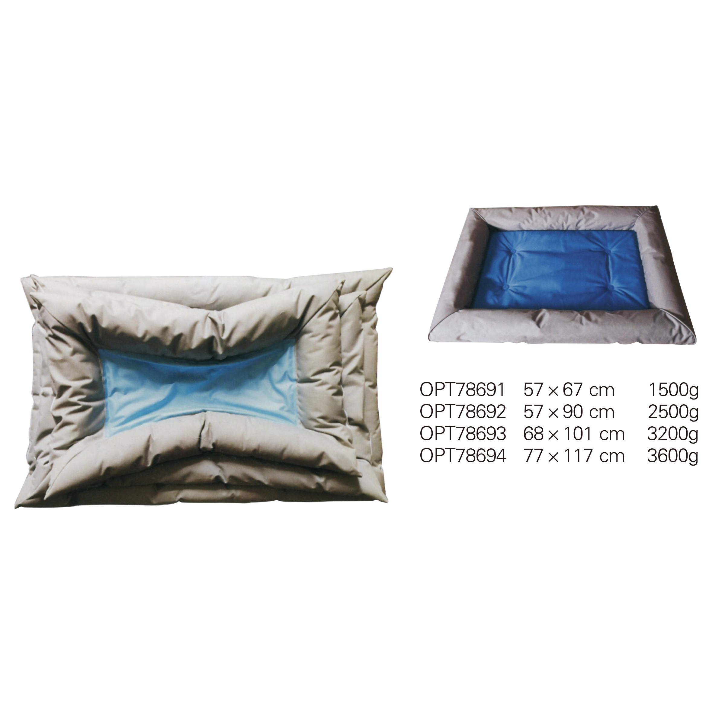 OPT78691-OPT78694 Cooling mats & beds