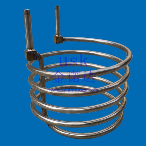 Anti-corrosion round titanium heat exchanger
