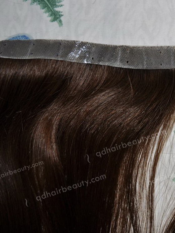 Popular Virgin Brazilian Hair tape Hair PU Skin Weft with Holes WR-SW-005
