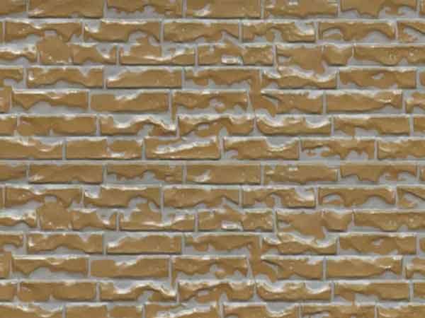 Light brown and yellow overcoated brick with red small brick pattern (Z1-QZH02)