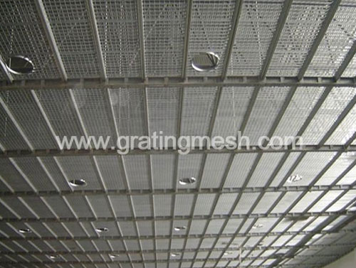 steel grating ceiling