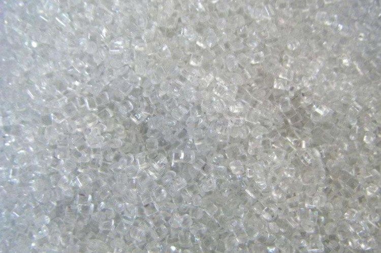 Functional polyester chips