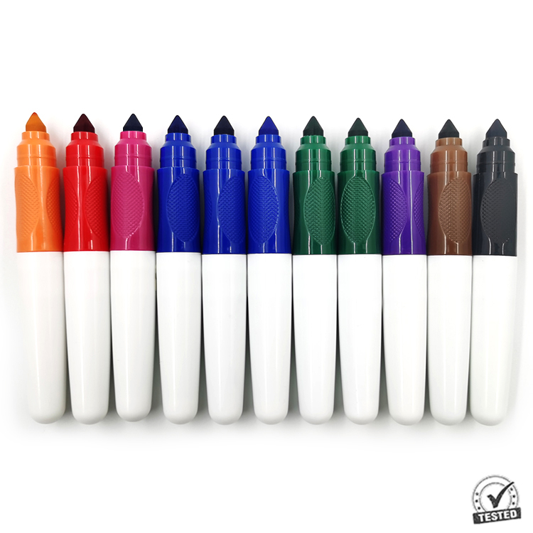 Discoloring 12 pcs JUMBO  Colorful Markers Water Color Pen