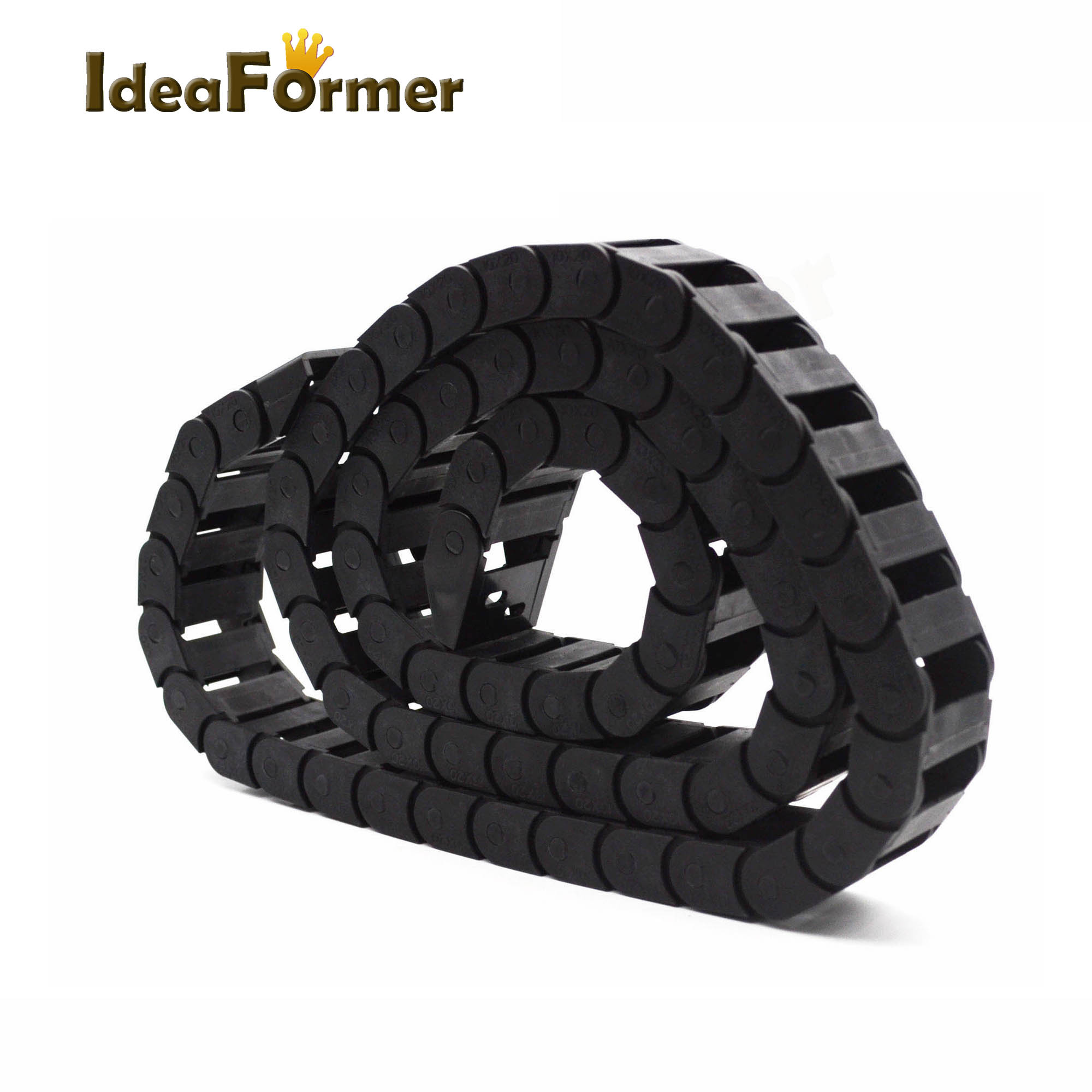 Towline Nylon drag chain black cable 7x7mm10x10/15/20/30MM 3D printer parts in stock for sale ideaformer