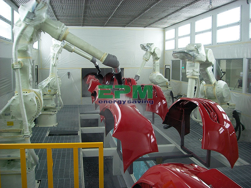 Bumper spraying production line