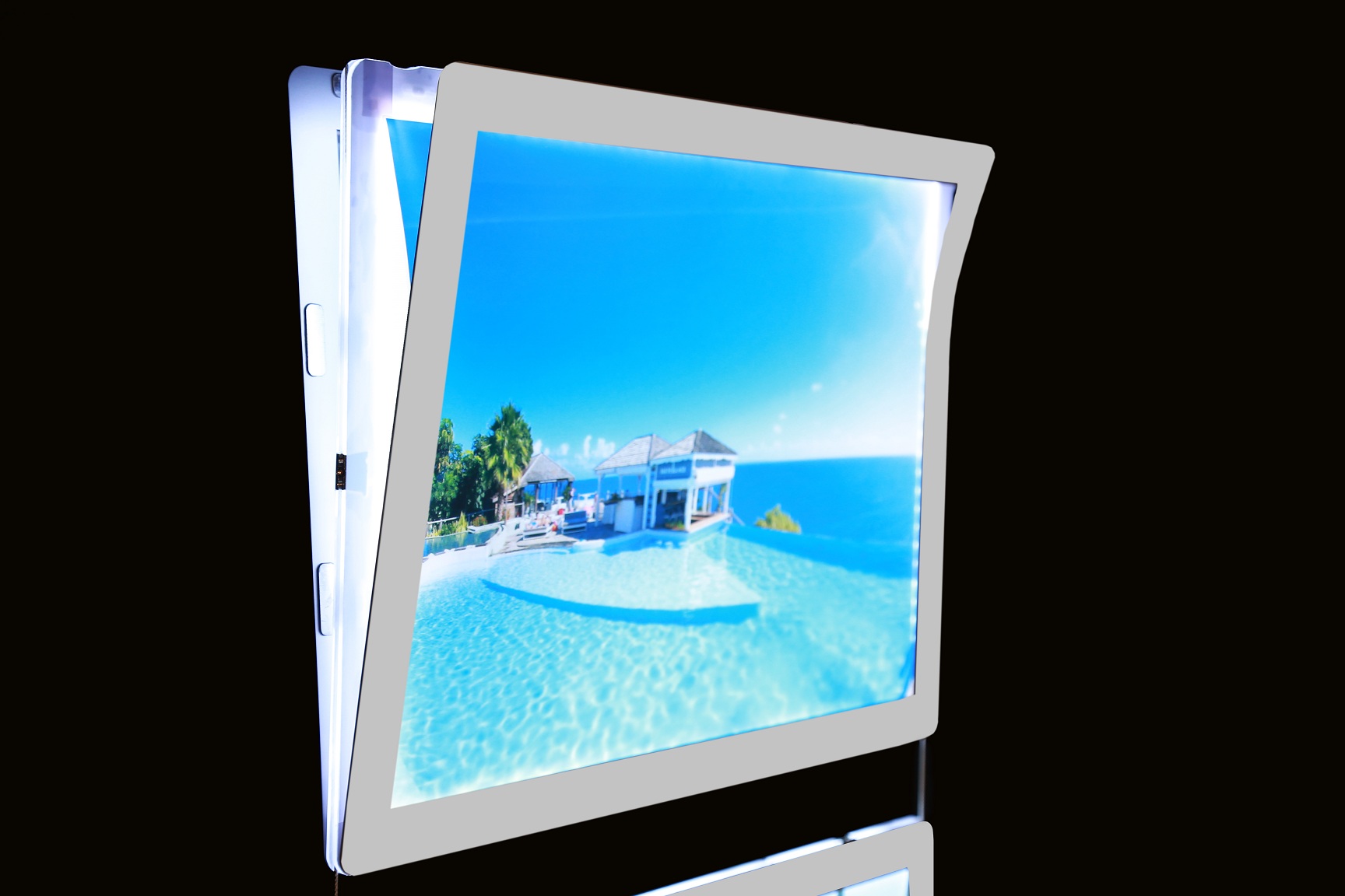 real estate showcase advert light panel