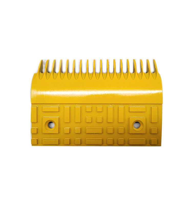 Escalator Comb Plate OEM 453Y1 18T Size 152*108mm Center Safety Yellow 