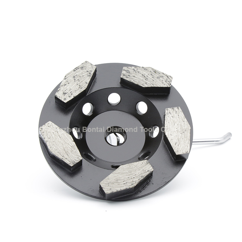 4 inch Diamond Grinding Cup Wheels with Hexagon Segments