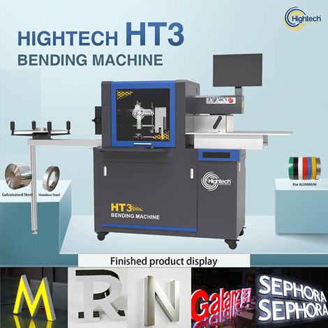 Hightech HT3 channel letter bending machine