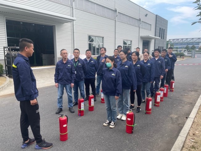 张家港研发中心开展化工消防安全培训及演练工作