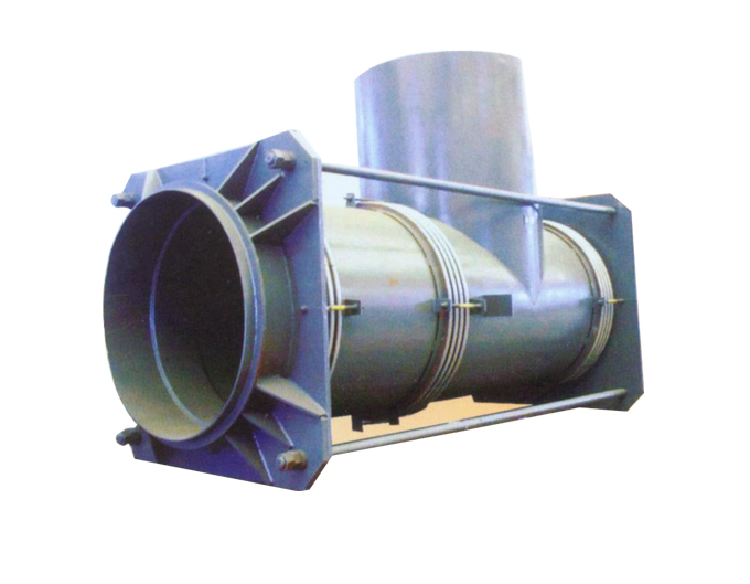 Curved pipe pressure balanced expansion joint