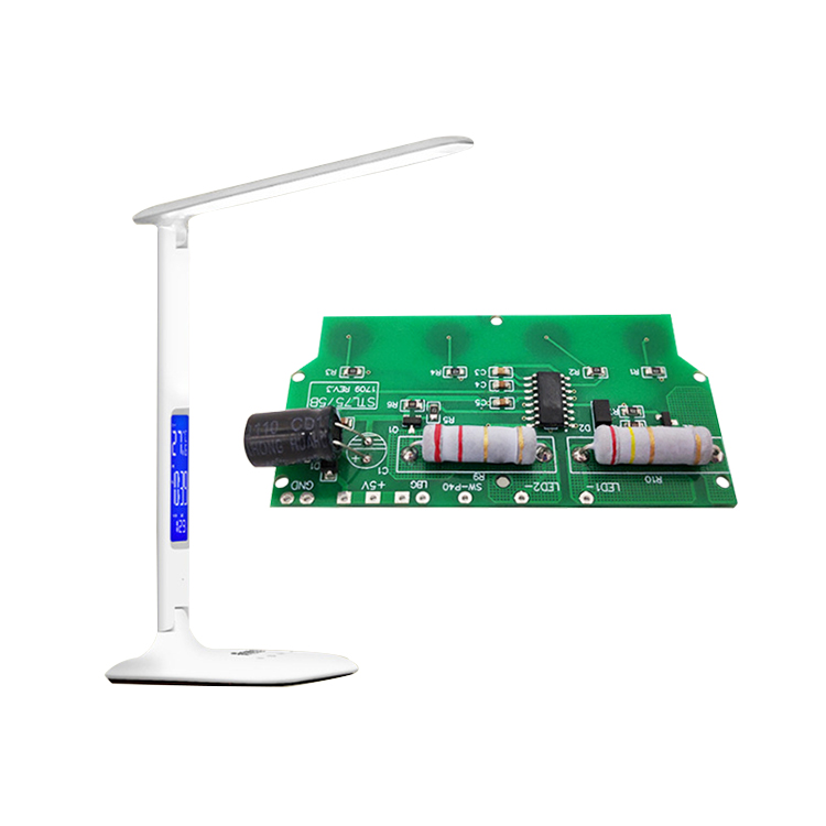 Table lamp touch switch board three-level color adjustment five-level dimming solution development control board circuit board PCBA light control board